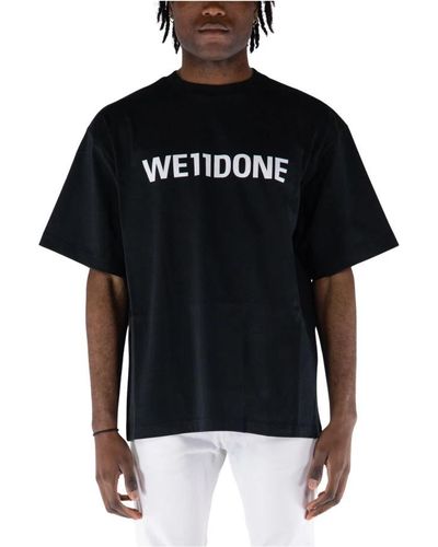 we11done T-Shirts - Black