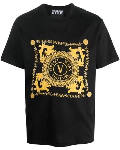 Versace Jeans Couture T-Shirts - Black