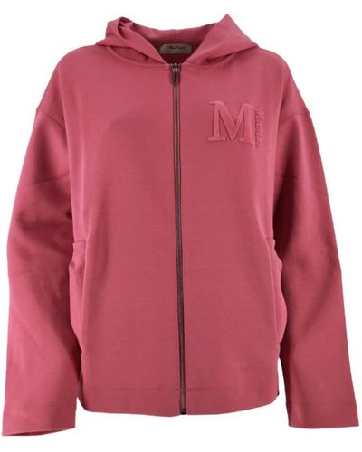 Max Mara Studio Sweatshirt mit reißverschluss - Pink