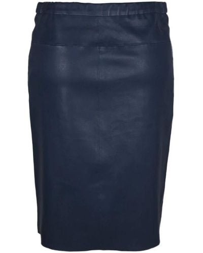 Btfcph Leather Skirts - Blue
