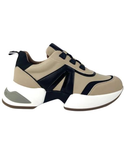 Alexander Smith Sneakers camel con dettagli neri - Marrone