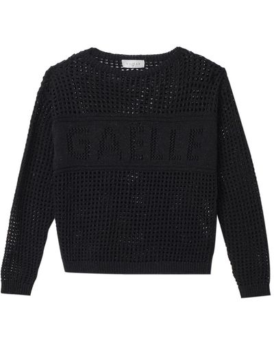 Gaelle Paris Round-neck knitwear - Negro