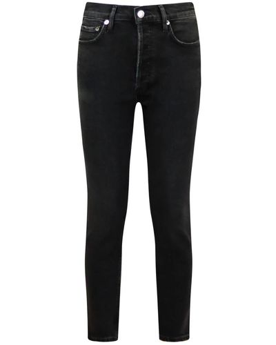 Agolde Nico High Rise Slim Fit - Schwarz