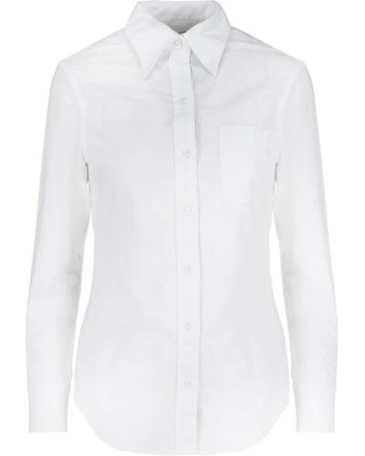 Thom Browne Klassisches weißes baumwollhemd
