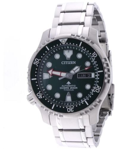 Citizen Ny0100-50x - diver automatic 200 mt super titanio - Grigio