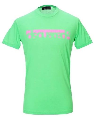 DSquared² T-shirt erde - made in italy - Verde