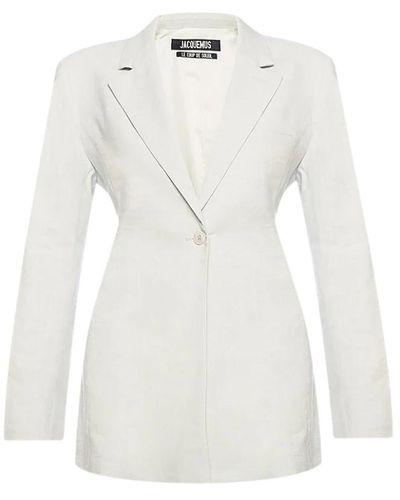 Jacquemus Collezione abbronzatura grembiule giacca - Bianco
