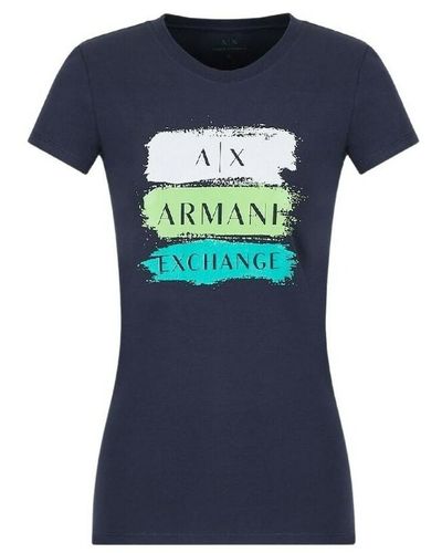 Armani T-shirt 3lytku yj5uz - Blu