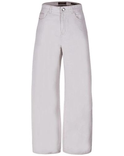 Moorer Trousers > wide trousers - Gris
