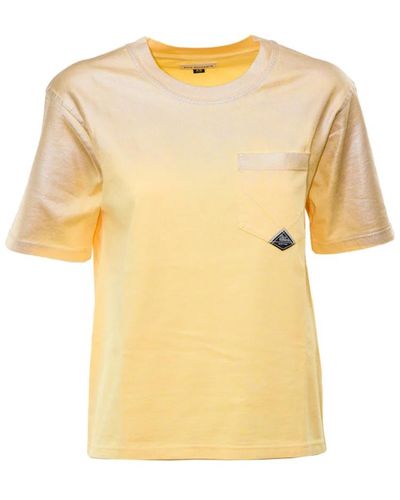 Roy Rogers Gradient crew-neck jersey t-shirt - Giallo