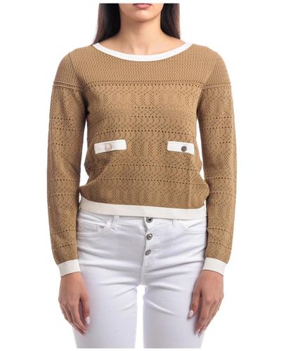 Liu Jo Knitwear > round-neck knitwear - Marron