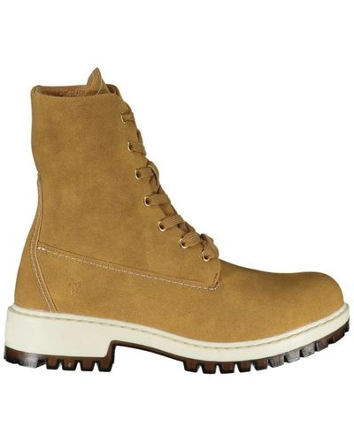U.S. POLO ASSN. Lace-Up Boots - Natural