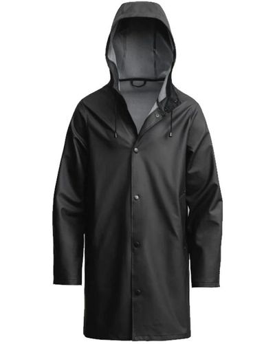 Stutterheim Stockholm Lightweight Raincoat - Zwart