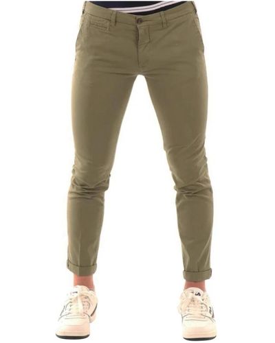 40weft Slim-fit trousers - Grün