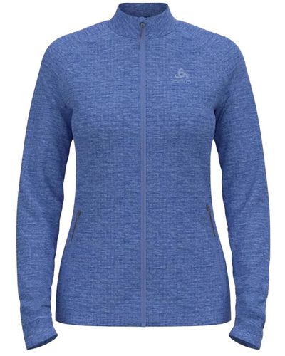 Odlo Cremallera completa tencia mid layer - Azul