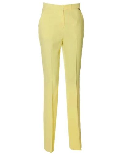 Liu Jo Slim-Fit Trousers - Yellow