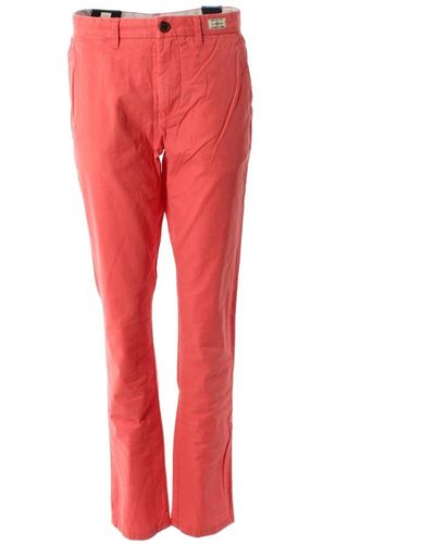 Tommy Hilfiger Trousers > chinos - Rouge