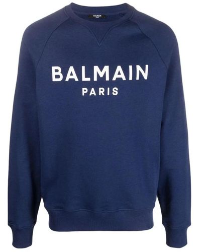 Balmain Sweatshirts - Blue