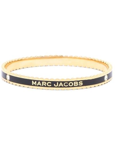 Marc Jacobs Geschwungenes Medaillon Armband - Mettallic