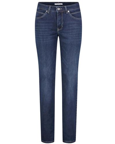 M·a·c Slim-fit jeans - Azul