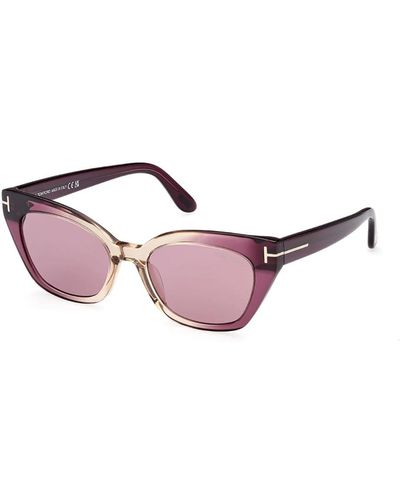 Tom Ford Stylische sonnenbrille ft1031 juliette 83y - Pink