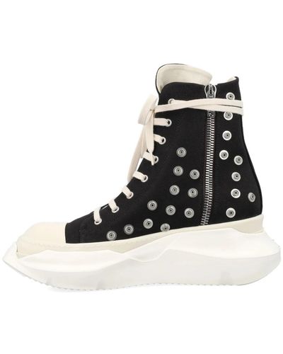 Rick Owens Studded abstract sneakers - Schwarz