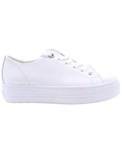 Paul Green Kwik sneaker - estiloso y cómodo - Blanco