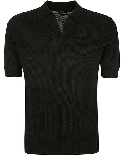 Barba Napoli Polo Shirts - Black