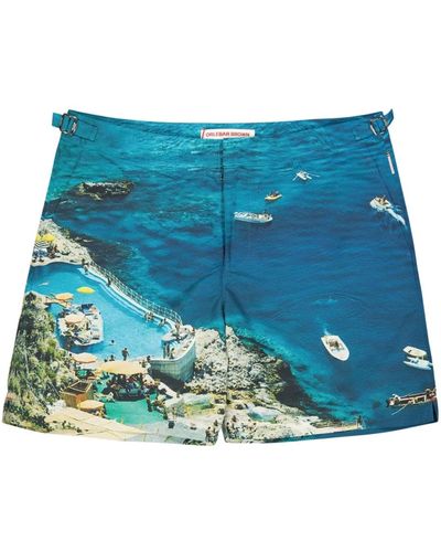Orlebar Brown Short shorts - Blau