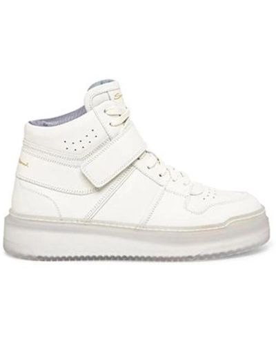 Santoni Shoes > sneakers - Blanc