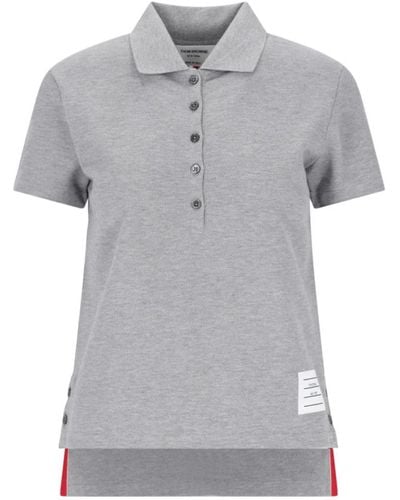 Thom Browne Polo Shirts - Gray