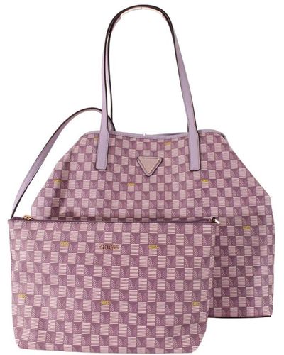 Guess Tote Bags - Purple