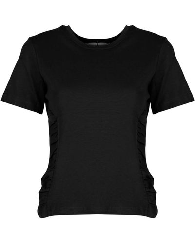 Silvian Heach Figurbetontes T-Shirt mit Rundhalsausschnitt - Schwarz