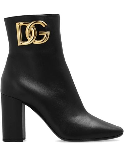 Dolce & Gabbana Heeled Boots - Black