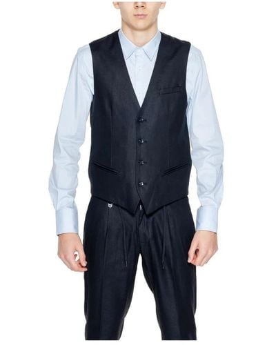 Antony Morato Suit Vests - Blue