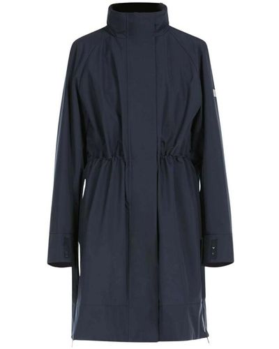 Max Mara Technical fabric raincoat - Azul