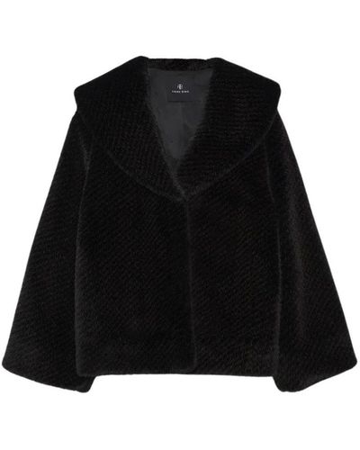 Anine Bing Jackets > faux fur & shearling jackets - Noir