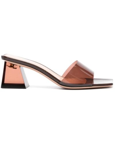 Gianvito Rossi Heeled Mules - Brown