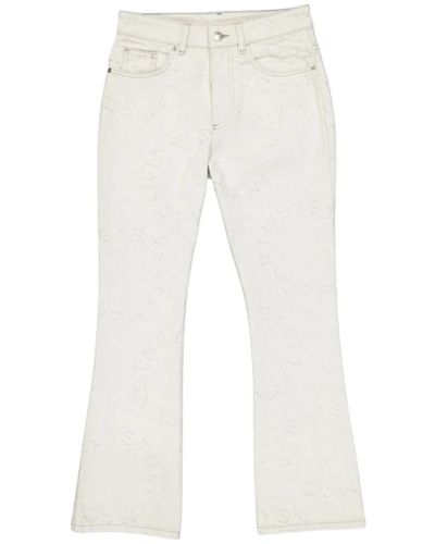 Stella McCartney Ausgestellte jeans - Weiß