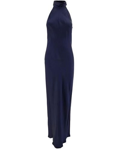 Semicouture Dresses > occasion dresses > gowns - Bleu