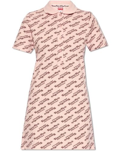 KENZO Kleid mit logo - Pink