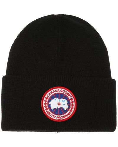 Canada Goose Wool hat with a logo - Schwarz