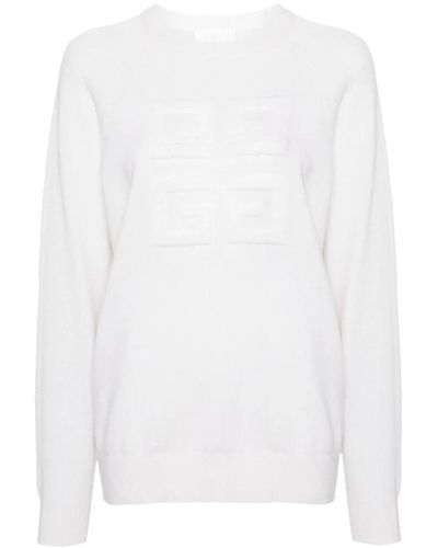 Givenchy Round-Neck Knitwear - White