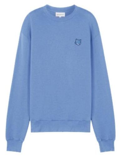 Maison Kitsuné Sweatshirts - Blau