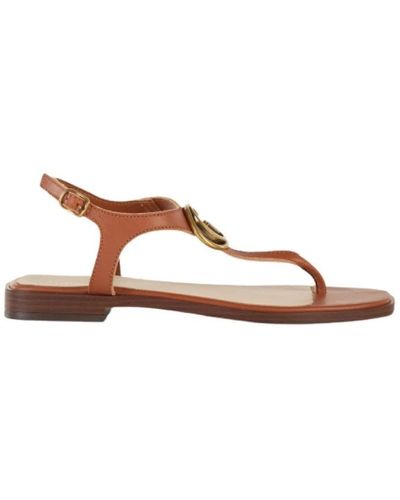 Guess Flat Sandals - Brown