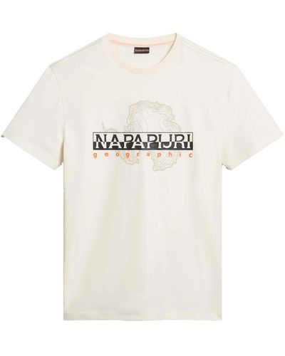 Napapijri S-iceberg t-shirt - Weiß