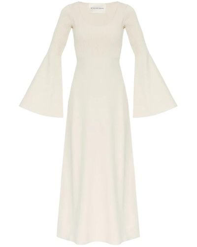 By Malene Birger Elysia Kleid mit dekorativen Ärmeln - Weiß