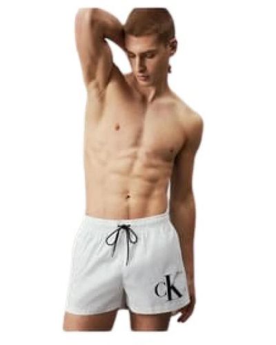 Calvin Klein Boxershorts mit kordelzug - Weiß