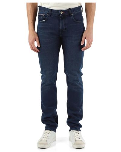 Tommy Hilfiger Straight fit jeans fünf taschen denton - Blau
