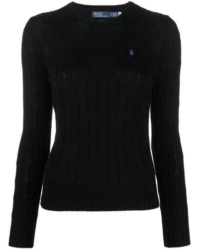 Ralph Lauren Maglia girocollo elegante per donne - Nero